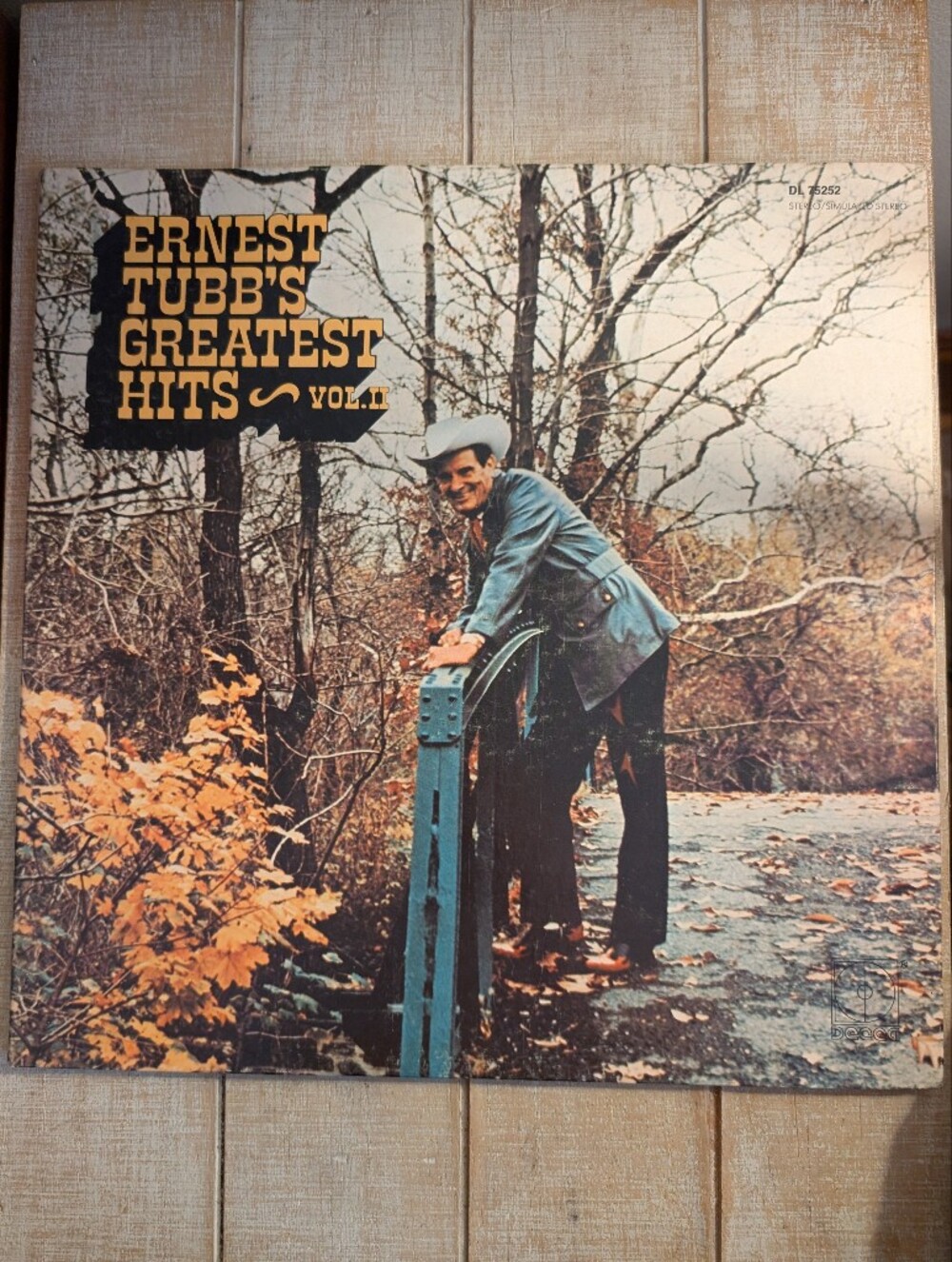 Vintage Ernest Tubb's Greatest Hits Vol. II Vinyl Album